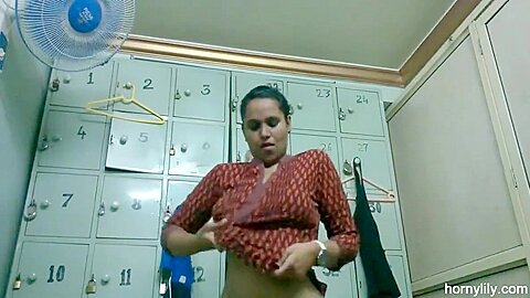 stream Horny Lily featuring Big Boobs Tamil Indian Maid In Bathroom Changing Bra And Fingering Pussy In Panties with smooth streaming, quick loading, and...